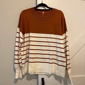 Sweater with stripes